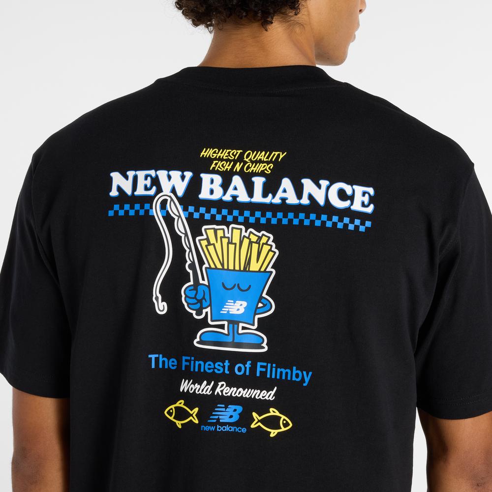 Pánske tričko New Balance MT61I5BMBK - čierne