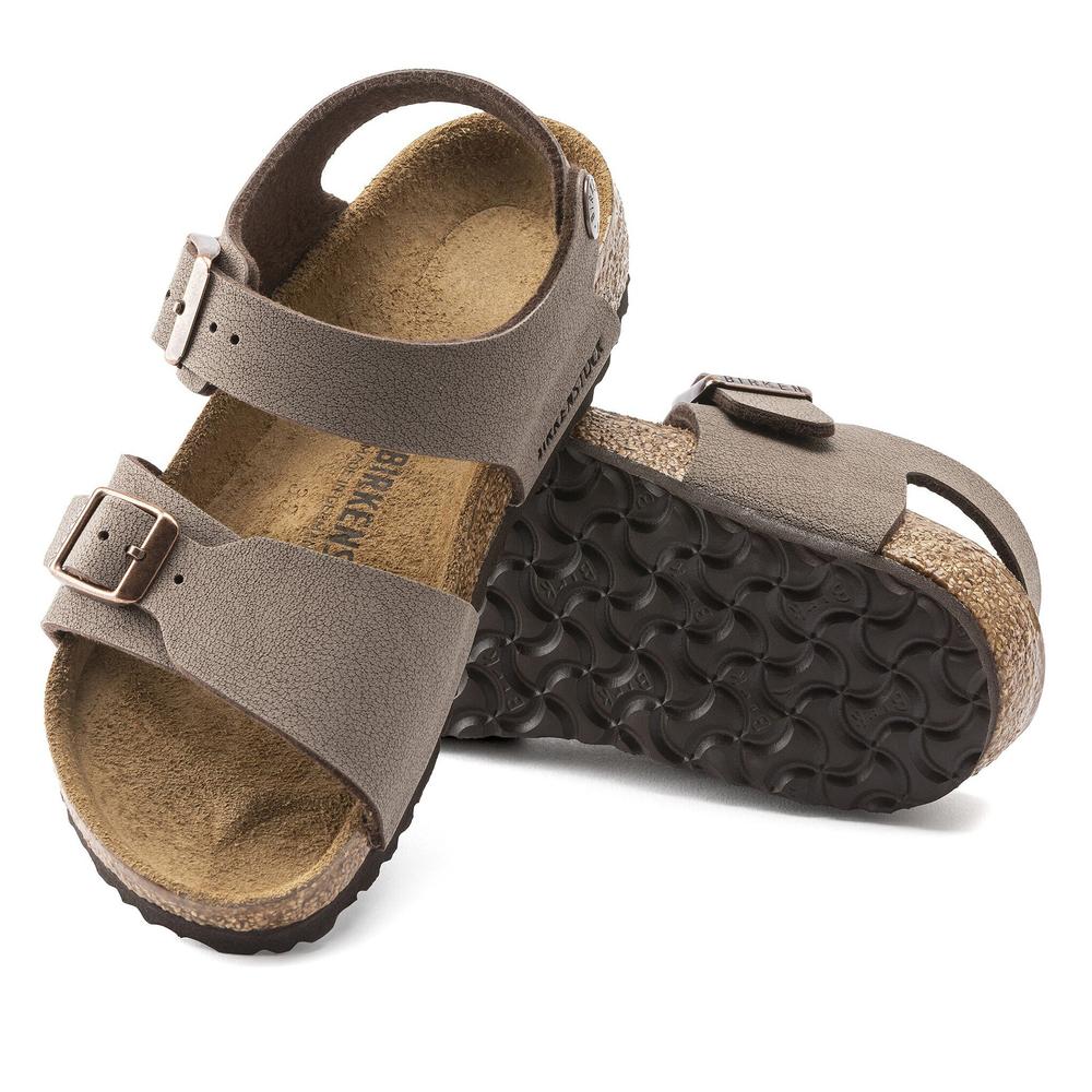 Detské sandále Birkenstock New York 87783 - hnedé