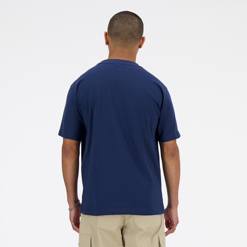 Pánske tričko New Balance MT41533NNY - tmavomodré