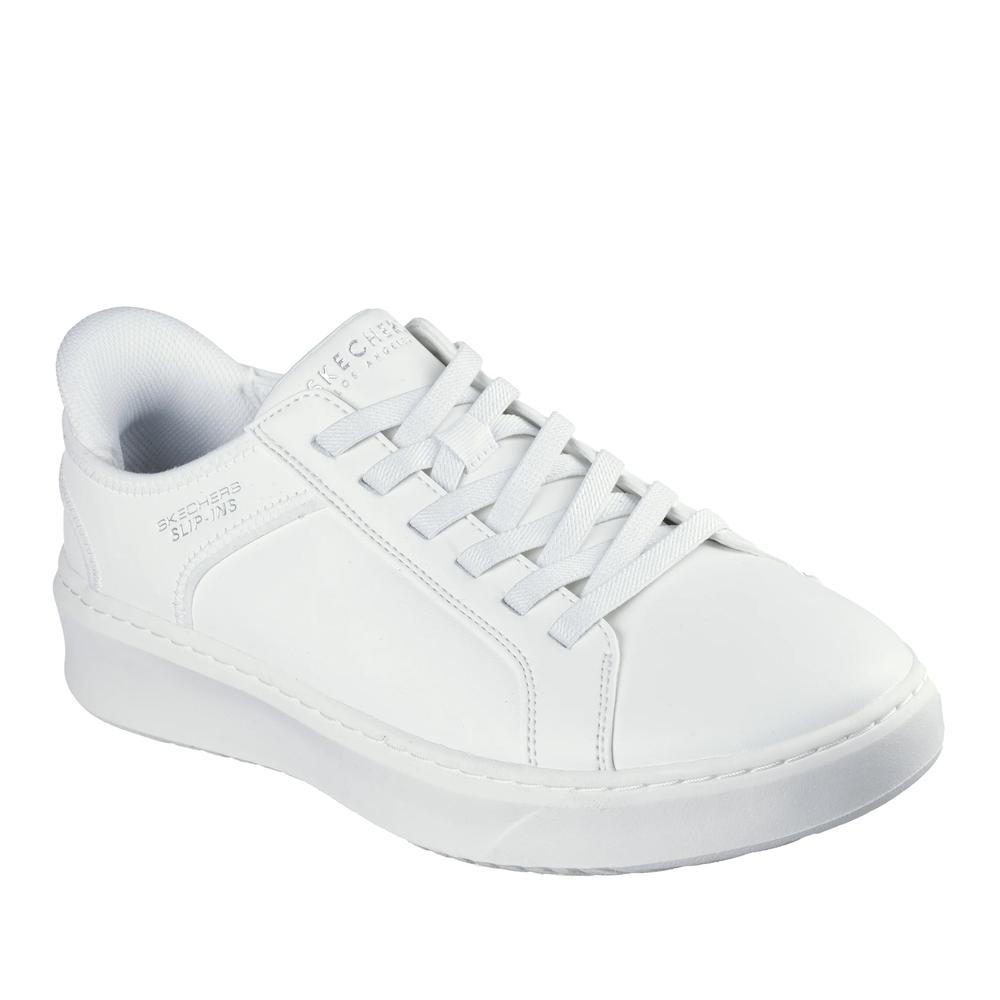 Topánky Skechers Slip-ins: Court Break Double Vented 183177WHT - biele