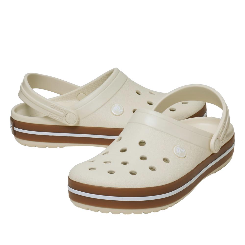 Klapky pánske Crocs Crocband Gum Clog 212756-2MD - biele