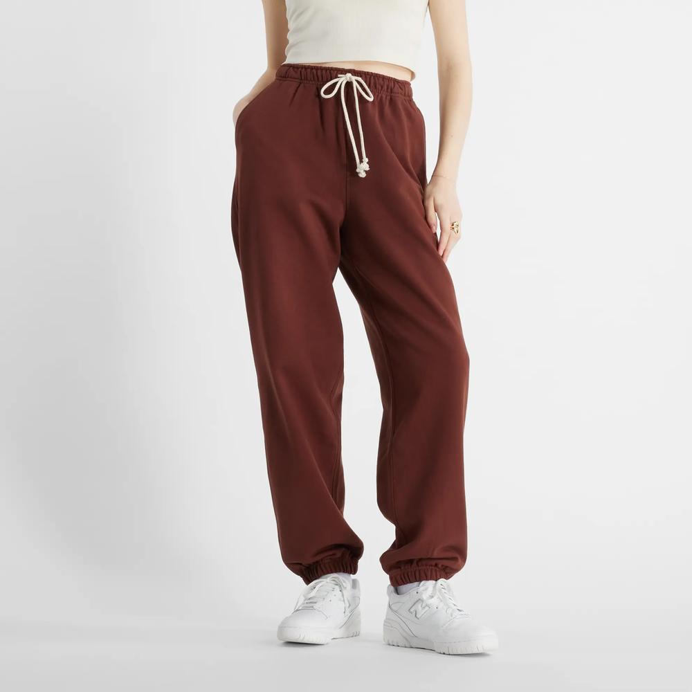 Dámske nohavice New Balance WP41513ROK - hnedé