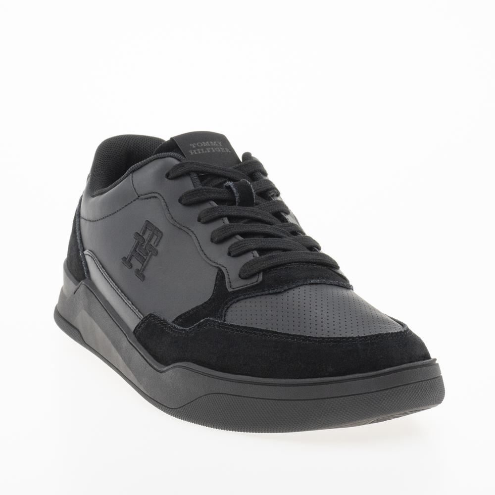Topánky Tommy Hilfiger Elevated Cupsole Leather Trainers FM0FM04929-BDS - čierne