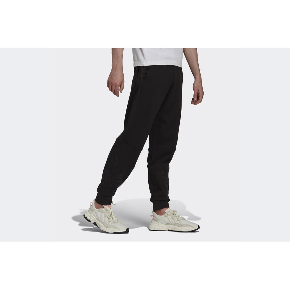 Nohavice adidas Originals Graphics Tricolor H13452 - čierne