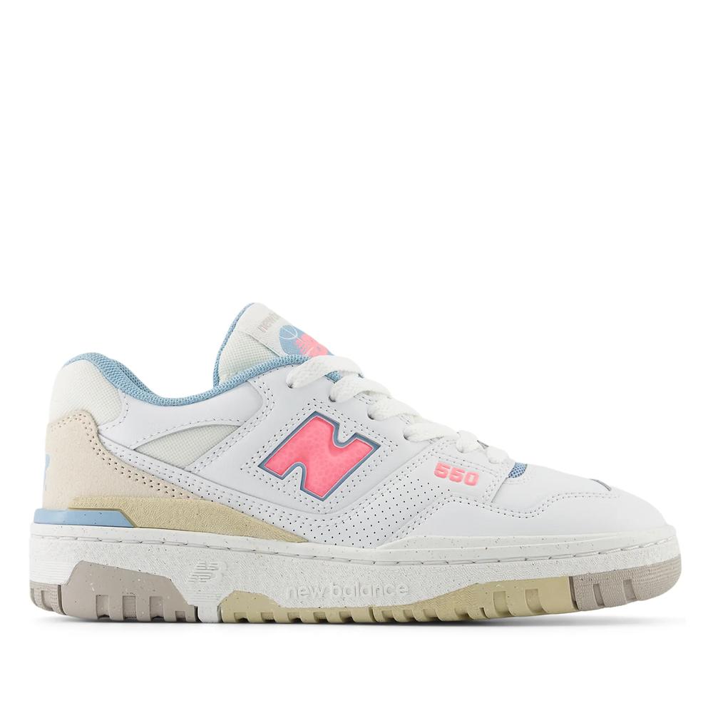 Detské topánky New Balance GSB550EP – biele