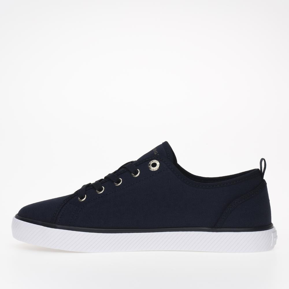 Topánky Tommy Hilfiger Vulc Canvas FW0FW08063-DW6 - tmavomodré