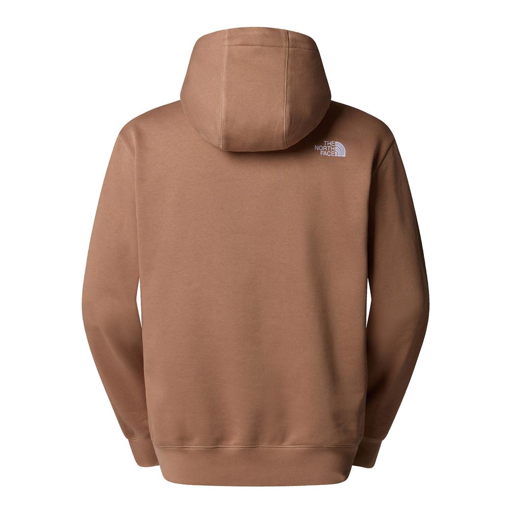 Mužský blúza The North Face Essential Oversize Hood 0A89ES6IH1 - hnedé