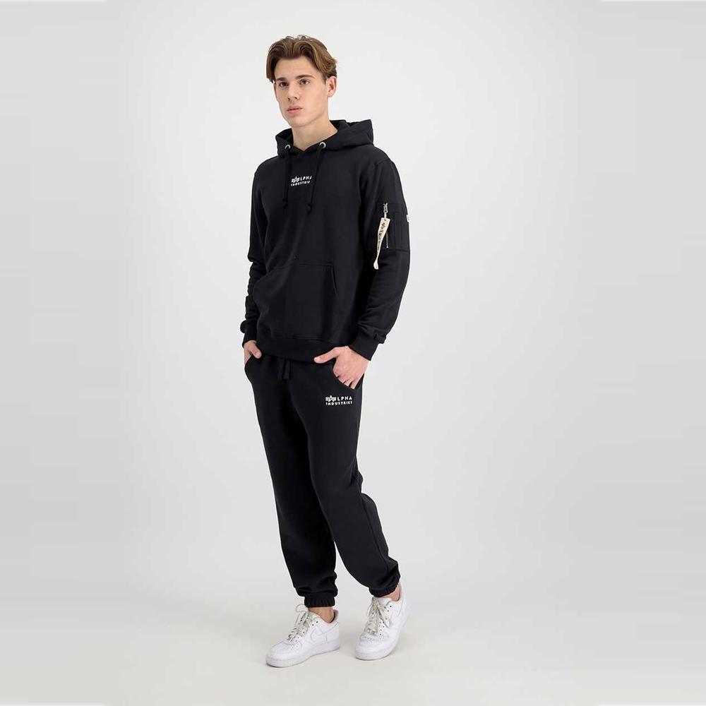 Blúza Alpha Industries Organics EMB Hoody 118350649 - čierne