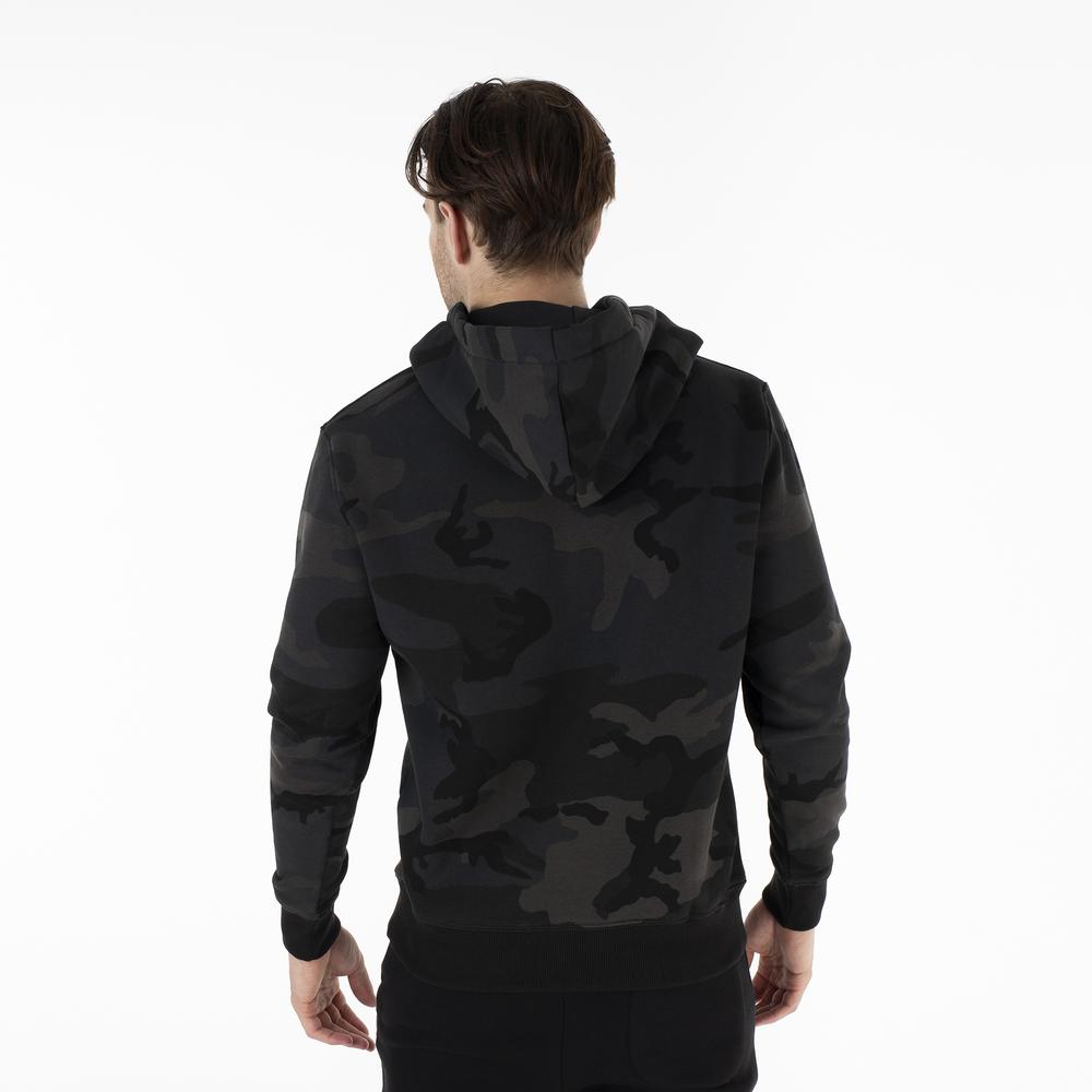 Blúza Alpha Industries Basic Hoody Camo 178312C125 - šedý