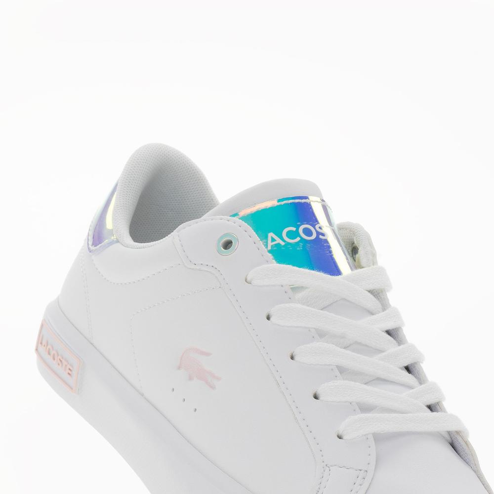 Topánky Lacoste Powercourt 747SUJ0013-1Y9 - biele