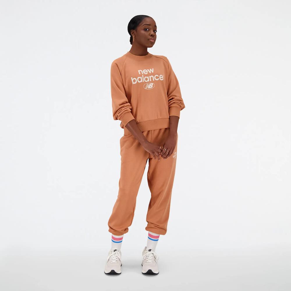 Dámske nohavice New Balance WP31508SEI – hnedá