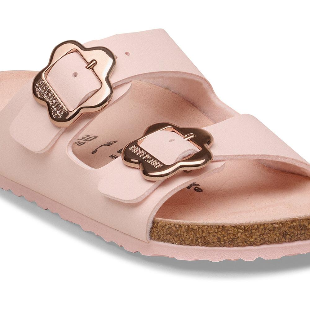 Klapky mládež Birkenstock Arizona Flower Buckle 1031703 - ružové