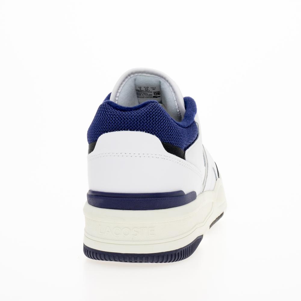 Topánky Lacoste Lineshot Mesh Collar Leather Trainers 746SMA0075-042 - biela