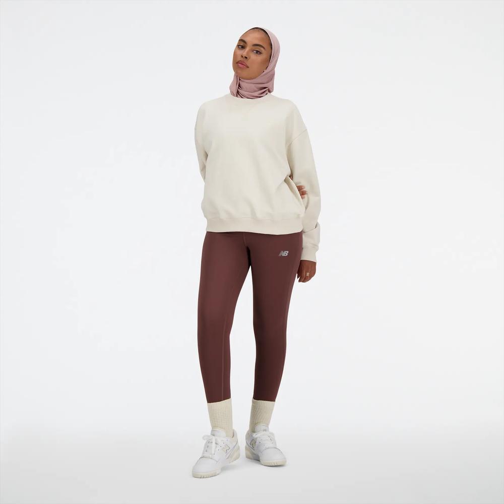 Dámska mikina New Balance WT41500LIN - béžové