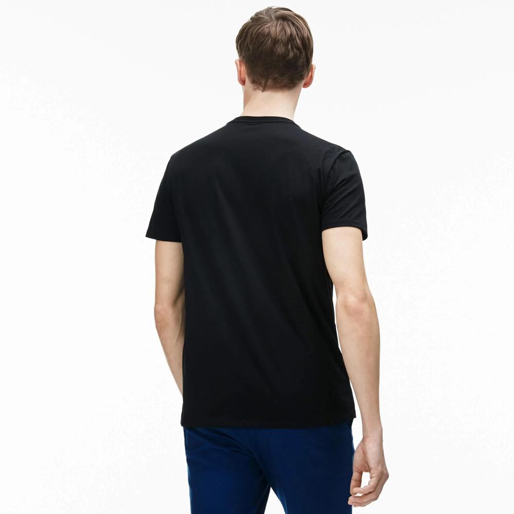 Tričko Lacoste Crew Neck Pime Cotton Jersey TH6709-031 - čierne