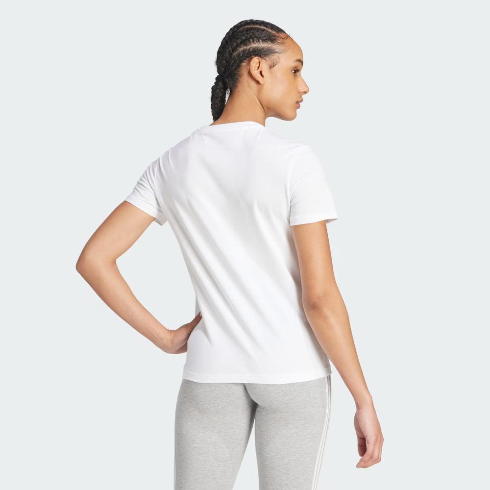 Tričko adidas Sportswear Loungwear Essentials Slim Logo GL0768 - biele
