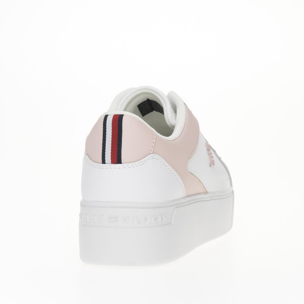 Topánky Tommy Hilfiger Platform Court FW0FW07910-0LB - biele