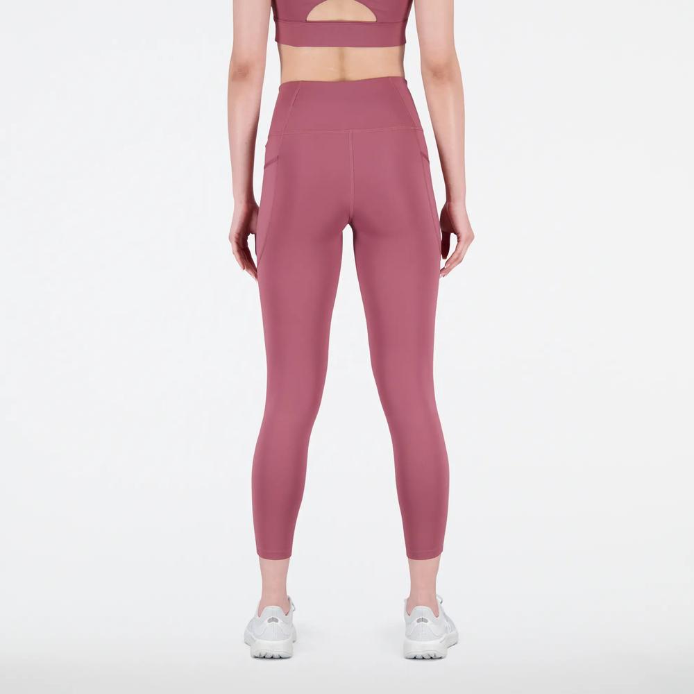 Dámske nohavice New Balance WP21112WAD – ružové