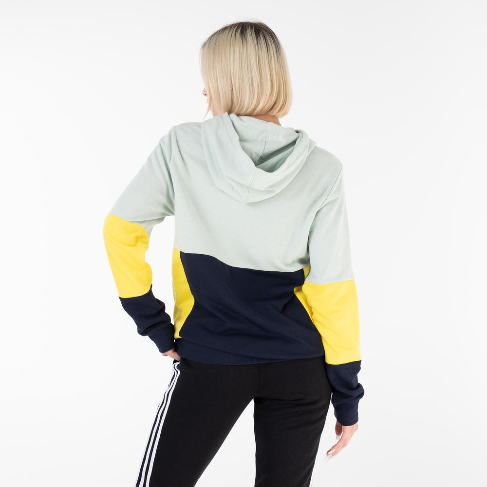 Blúza adidas Colorblock Fleece HN8567 - viacfarebné