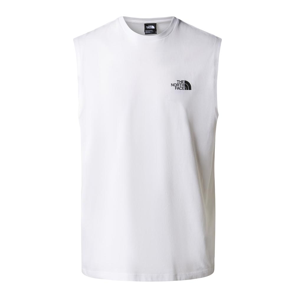 Tričko The North Face Simple Dome Tank 0A87R3FN41 - biele