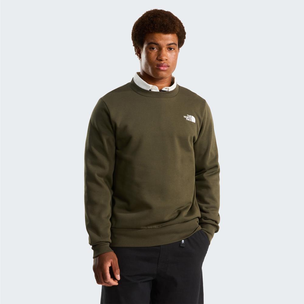 Blúza pánske The North Face Simple Dome Crew 0A89FB21L1 - zelené