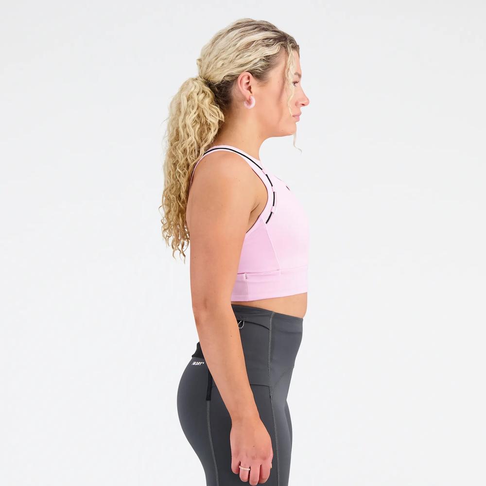 Športový top New Balance WB23259LLC – čierne