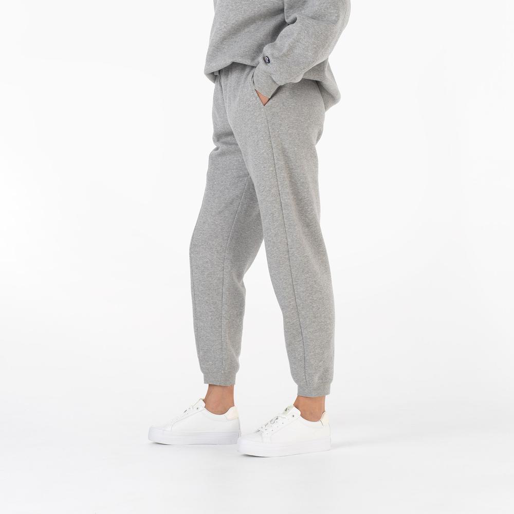 Nohavice Champion C Logo Ribbed Cuff Joggers 116611-EM006 - šedý