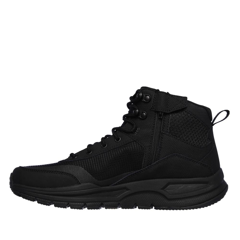 Topánky pánske Skechers Escape Plan 2.0 Woodrock 51705BBK - čierne