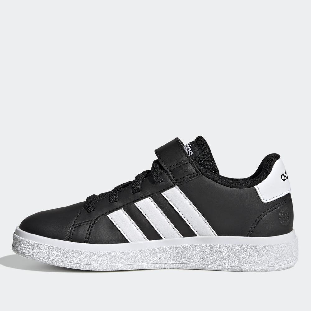 Topánky adidas Grand Court Elastic Lace And Top Strap GW6513 - čierne