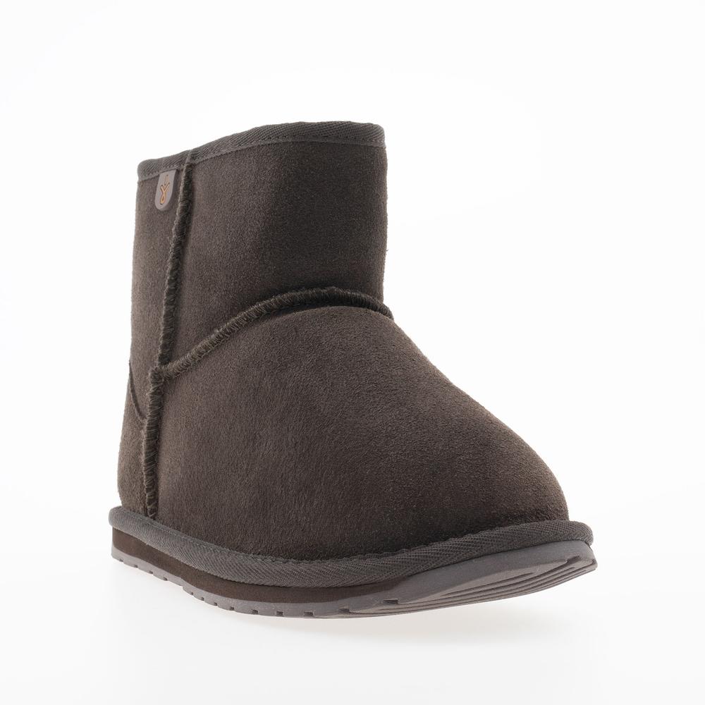 Detské topánky Emu Australia Wallaby Mini K10103CHOC - hnedé