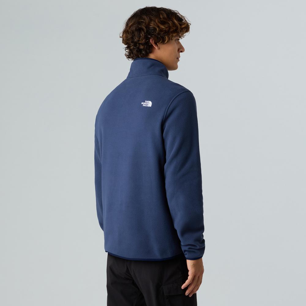 Blúza pánske The North Face Glacier 1/4 Zip Fleece 0A8D0Q8K21 - tmavomodré