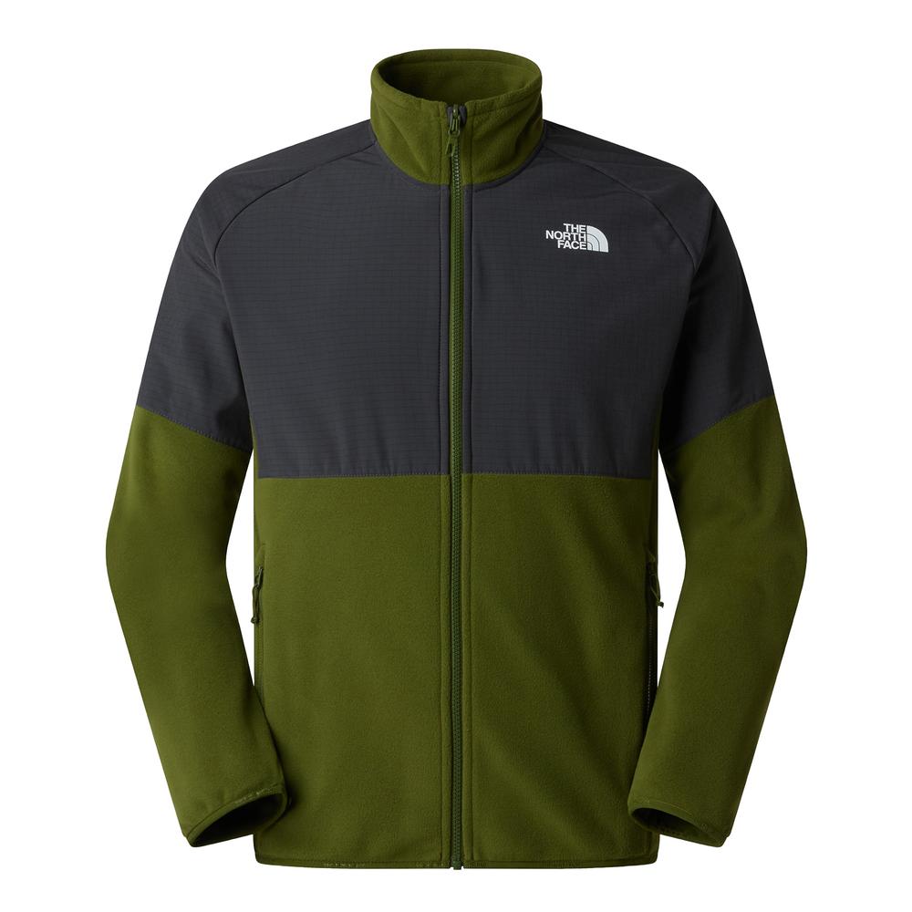 Mužský blúza The North Face 100 Glacier Heavyweight Full-Zip Fleece 0A89JGM6D1 - zelené