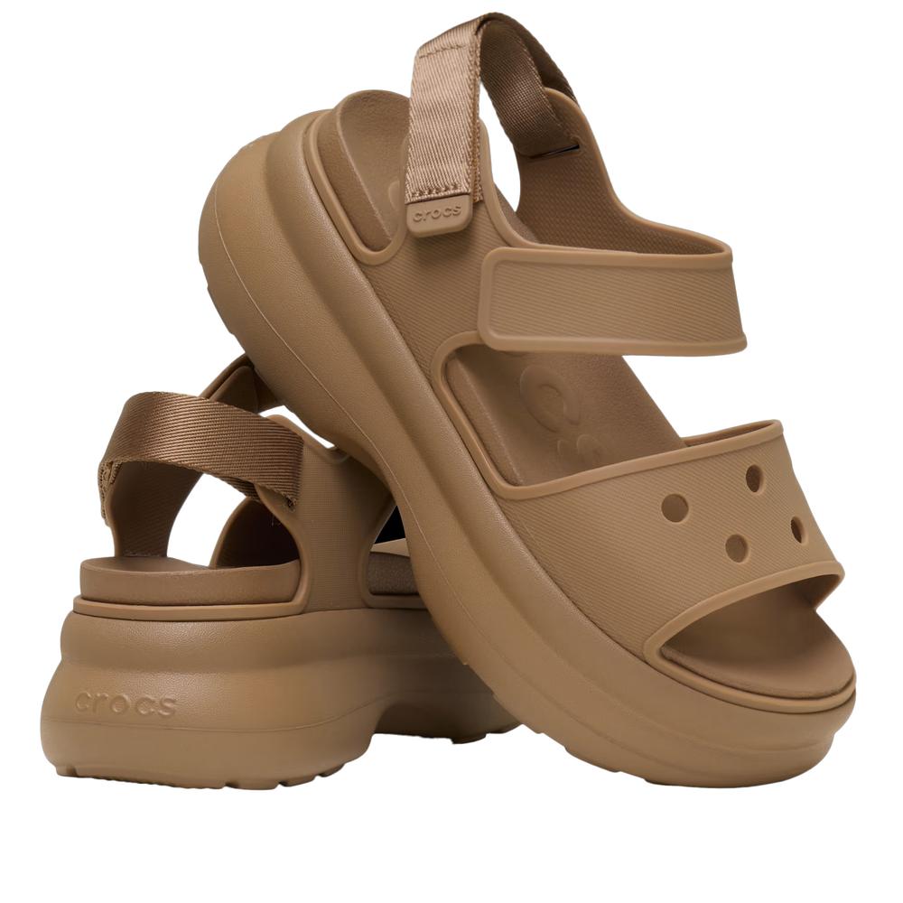Dámske sandále Crocs Soho Y-Strap Sandal 211755-2EY - hnedé