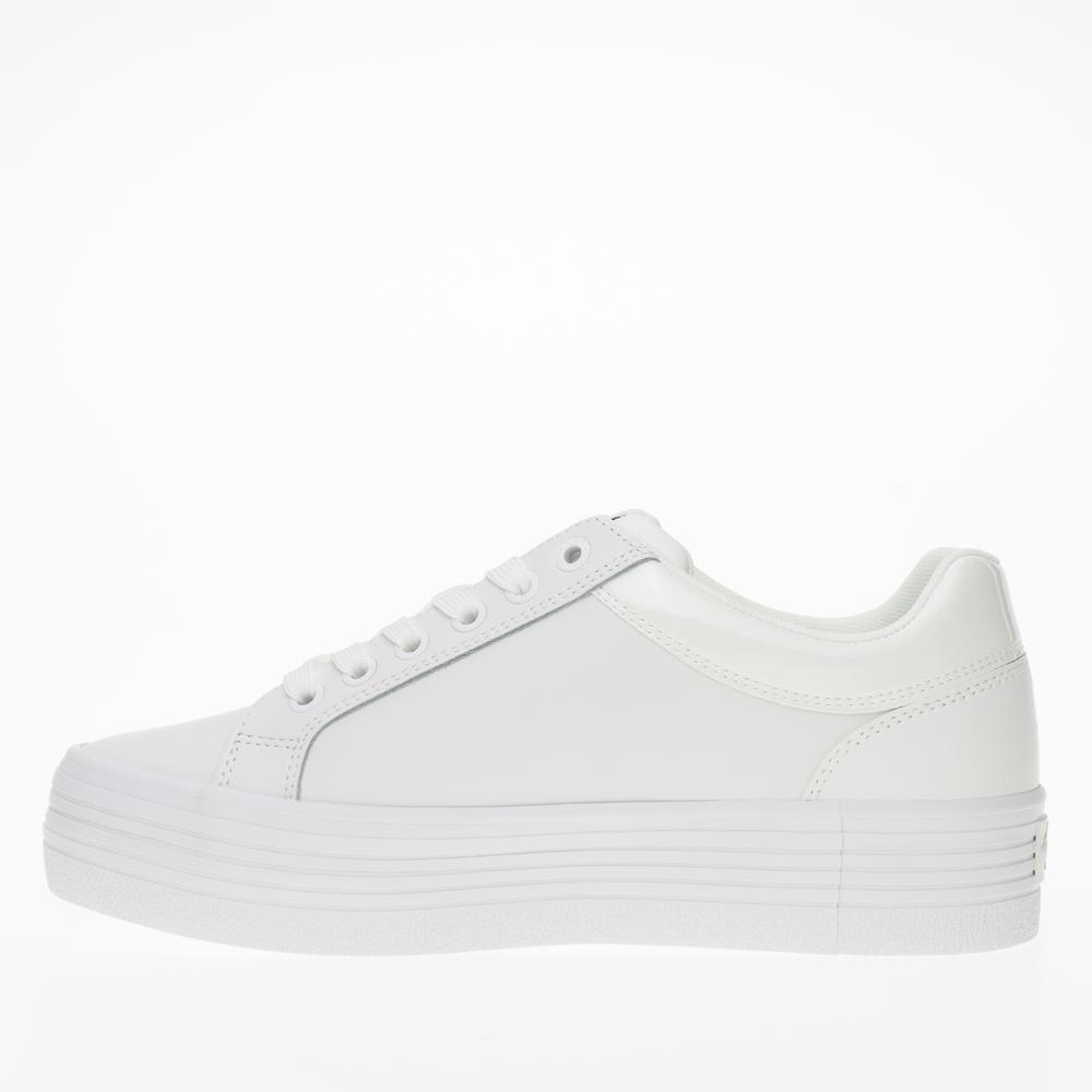 Topánky Calvin Klein Bold Vulc Flatform Low Leather NBS MET YW0YW01414-01V - biele