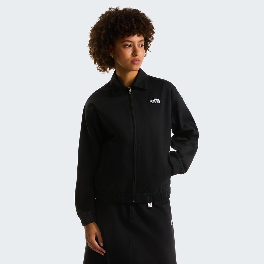 Dámská bunda The North Face Twill Collared 0A8G9DJK31 - čierne