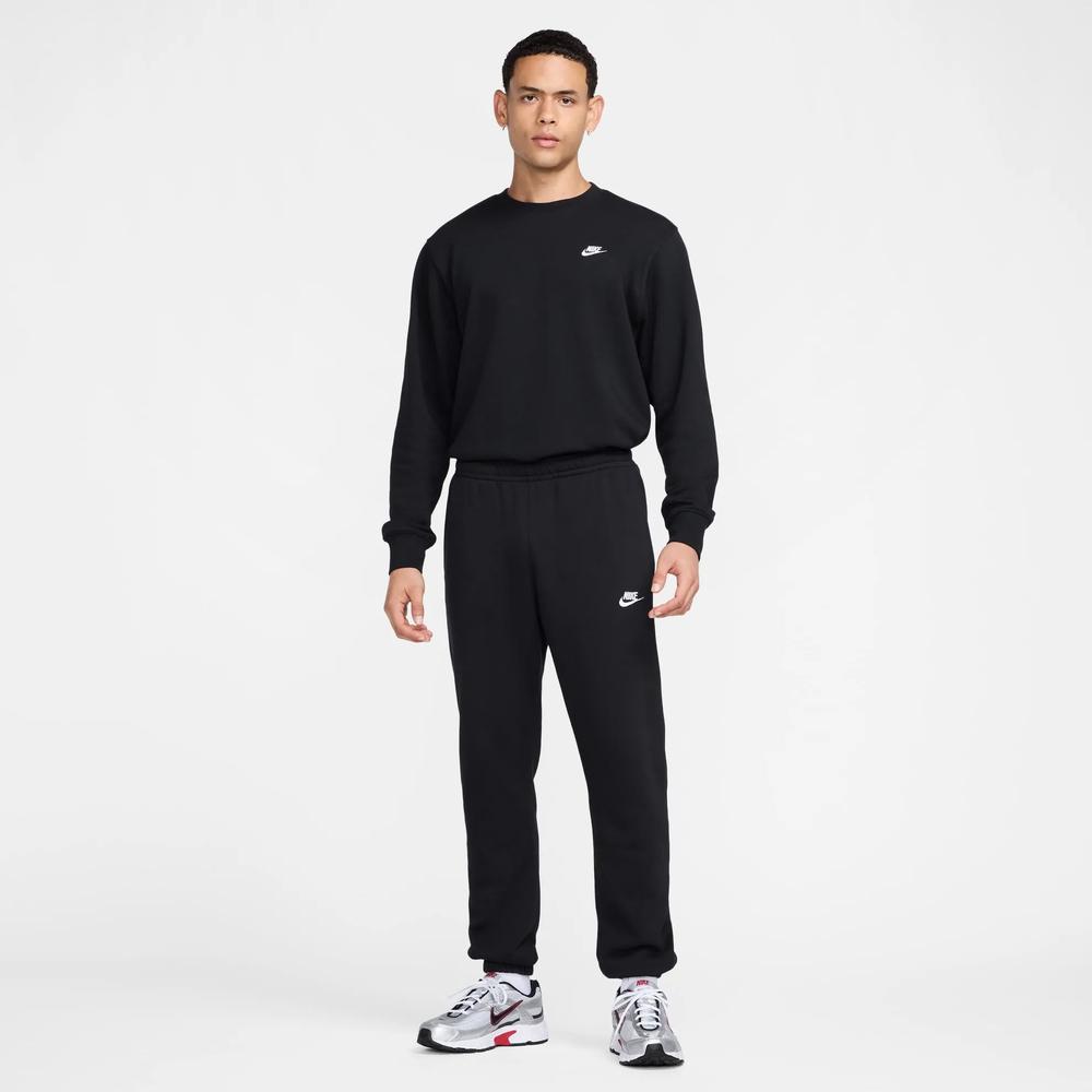 Mužský blúza Nike Club French Terry Crew FN3888-010 - čierne