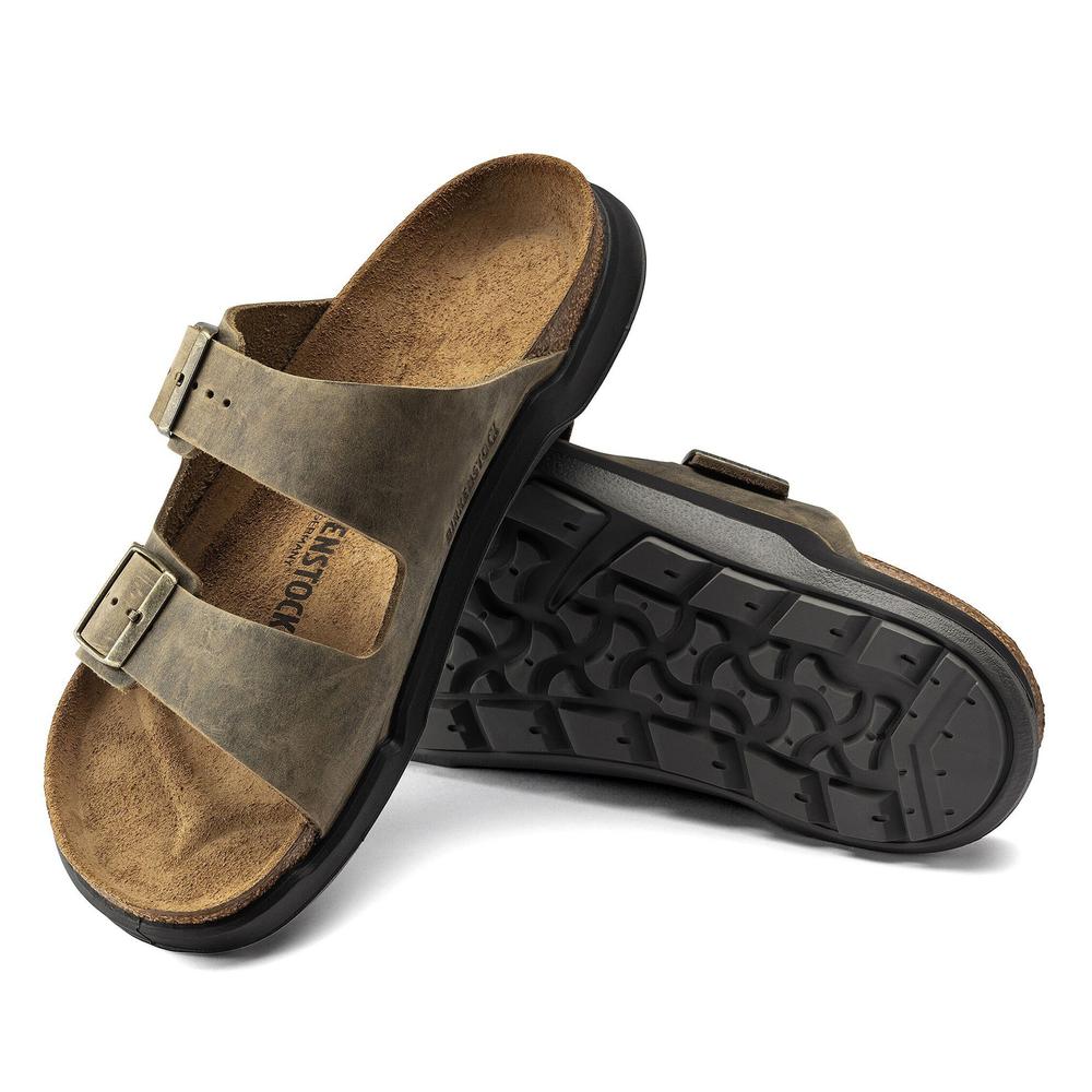 Klapky pánske Birkenstock Arizona Crosstown 1018463 - hnedé