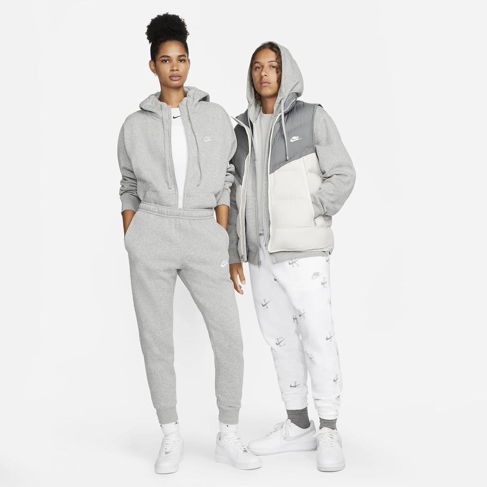 Blúza Nike Nsw Club Hoodie Fz BV2645-063 - šedý