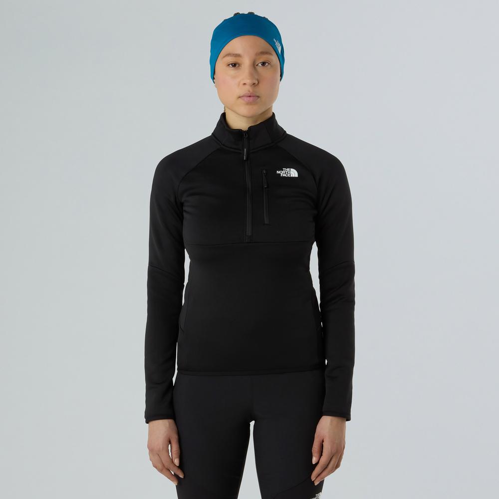 Blúza dámske The North Face Meteora 1/4 Zip Fleece 0A8E2SJK31 - čierne