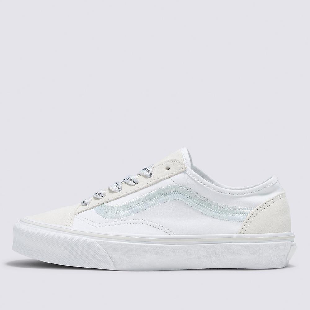 Topánky Vans Old Skool Tapered Embroidery VN0005UGW001 - biele