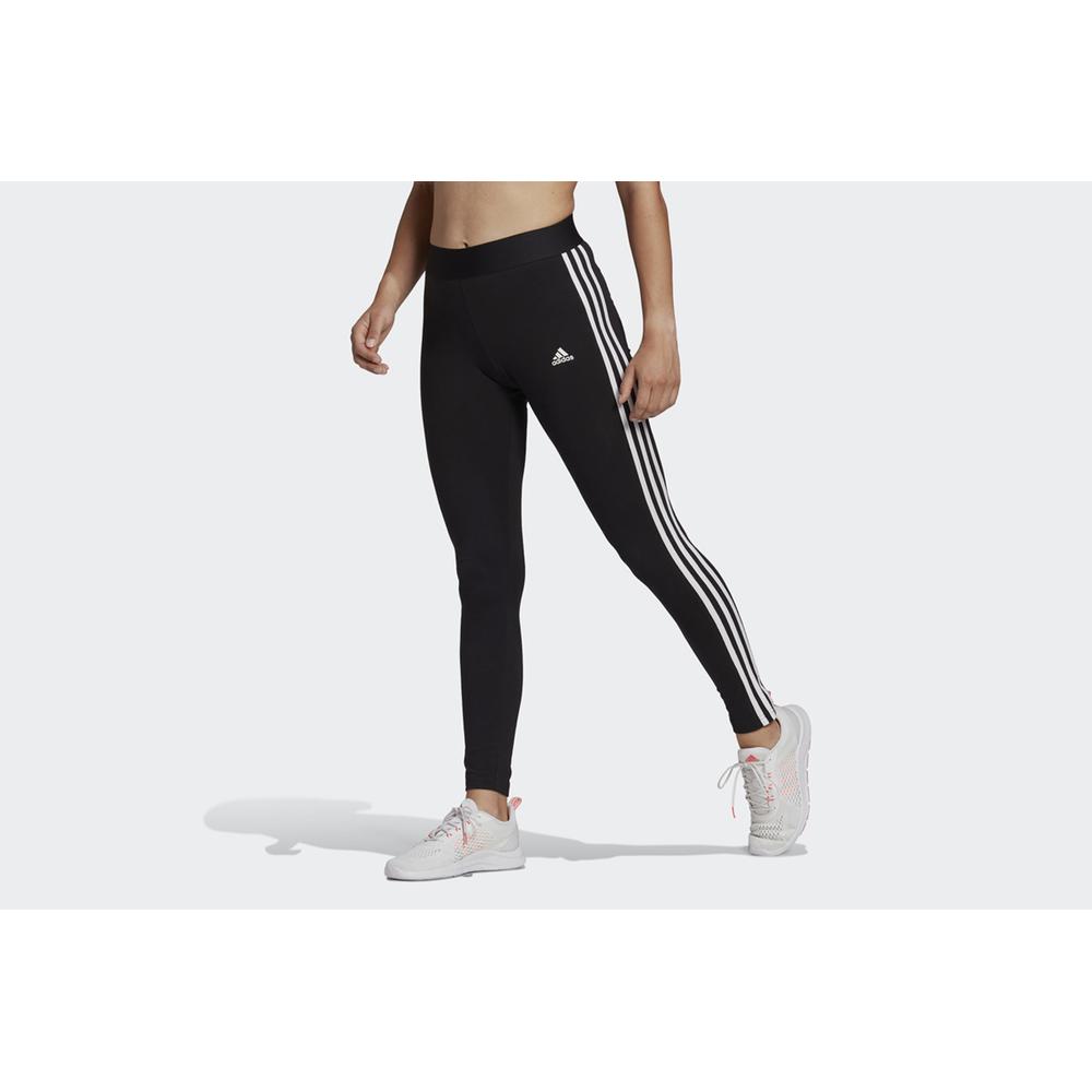 Legíny adidas Loungewear Essentials 3-Stripes Leggings GL0723 - čierne