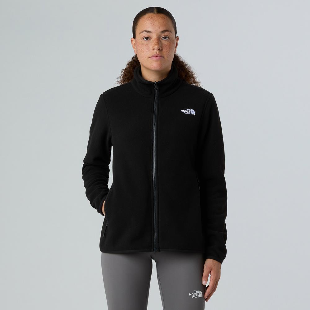 Dámská blúza The North Face 100 Glacier Full-Zip Fleece 0A8D2FJK31 - čierne