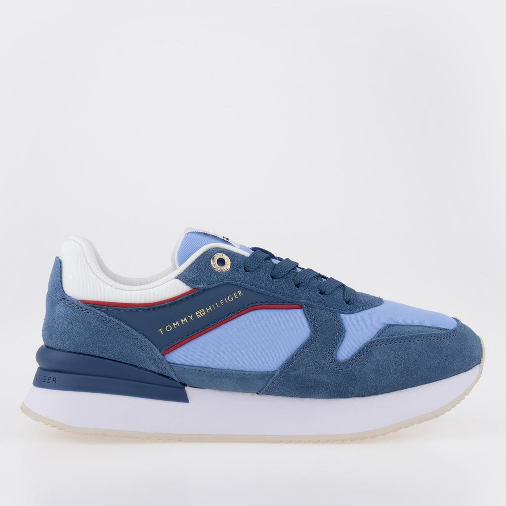 Topánky Tommy Hilfiger Elevated Feminine Runner FW0FW06949-DBX - modré