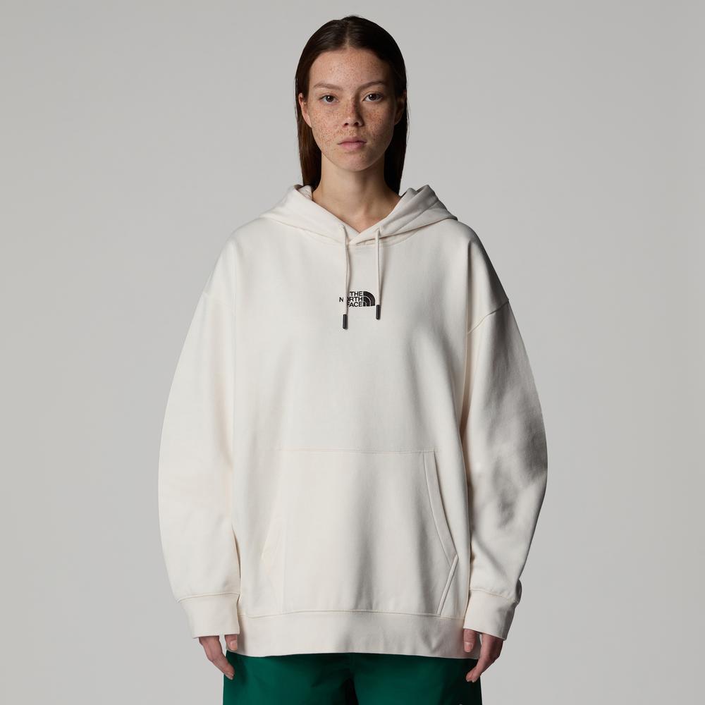 Blúza The North Face Essential Oversize Hood 0A89ENQLI1 - biele