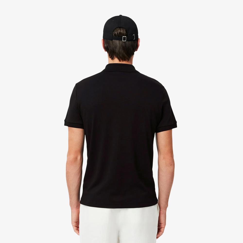 Tričko Lacoste Cotton Shirt Regular Fit DH2050-031 - čierne