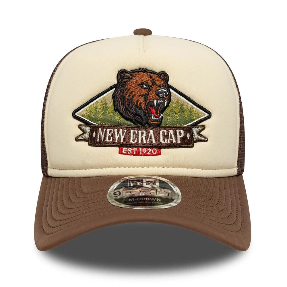 Čiapka pánske New Era Graphic 9FORTY M-Crown A-Frame Trucker 60771806 - hnedé