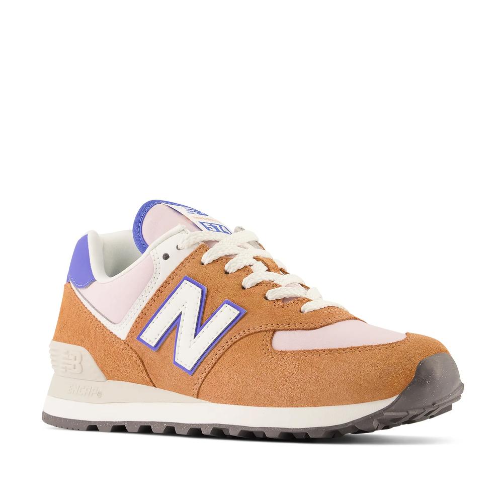 Topánky New Balance WL574QB – hnedý