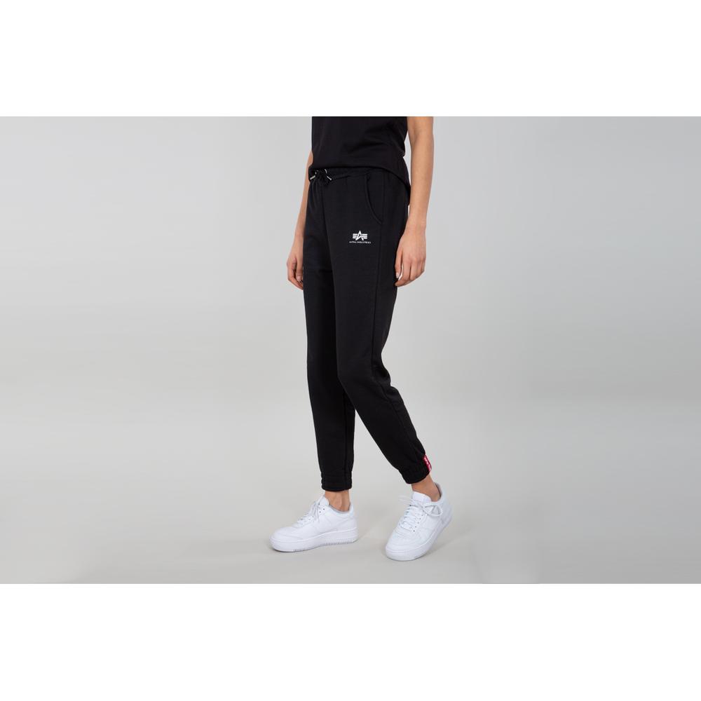 Dresové nohavice dámske Alpha Industries Basic Jogger SL 11605103 - čierne