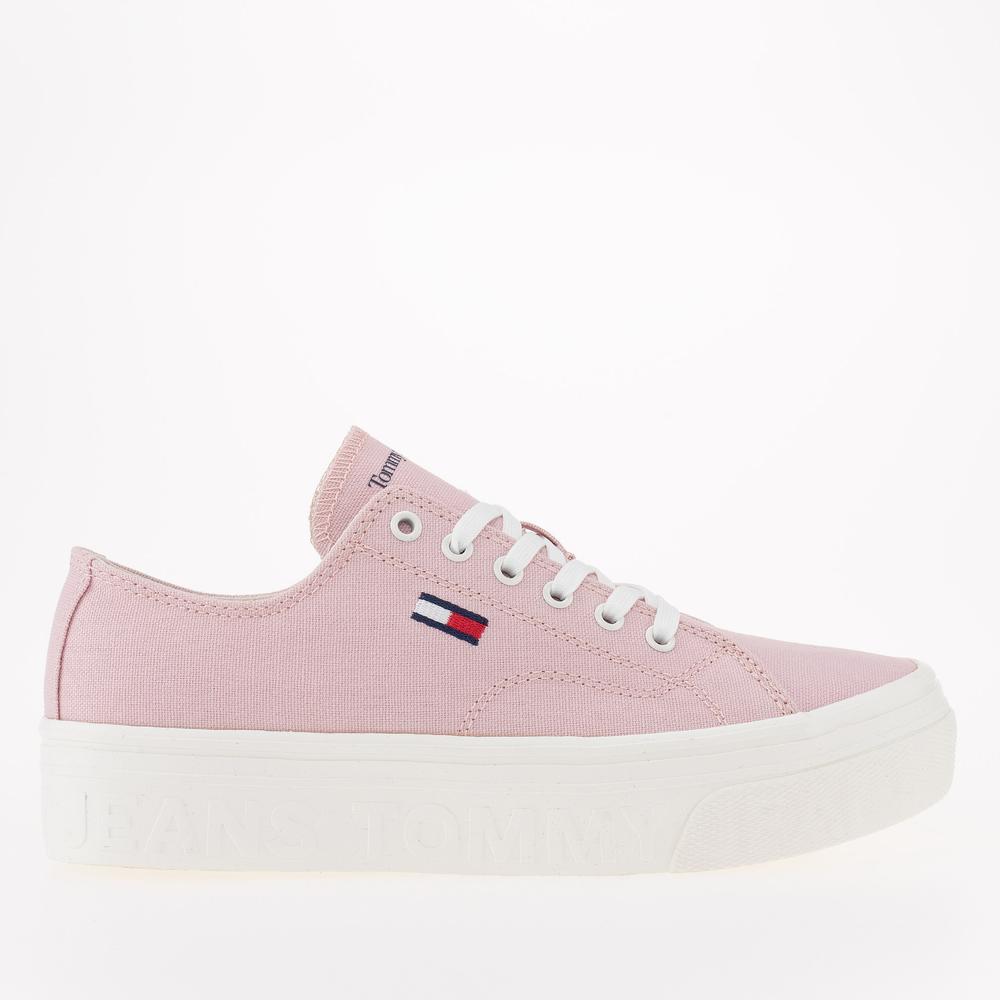 Topánky Tommy Jeans Lace-Up Flatform EN0EN02173-TH2 - ružové