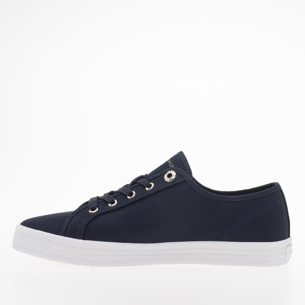 Topánky Tommy Hilfiger Essential Vulcanized Sneaker FW0FW07119-DW6 - tmavomodré